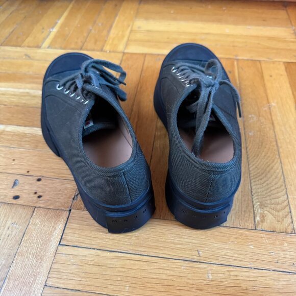 Marni Pablo Sneakers Olive and Black (sz 7.5) - Picture 4 of 10